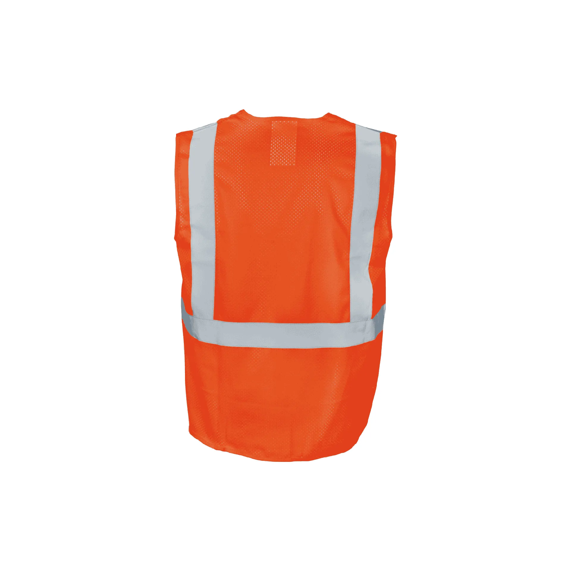 Class 2 Orange Mesh Hook and Loop Closure Vest