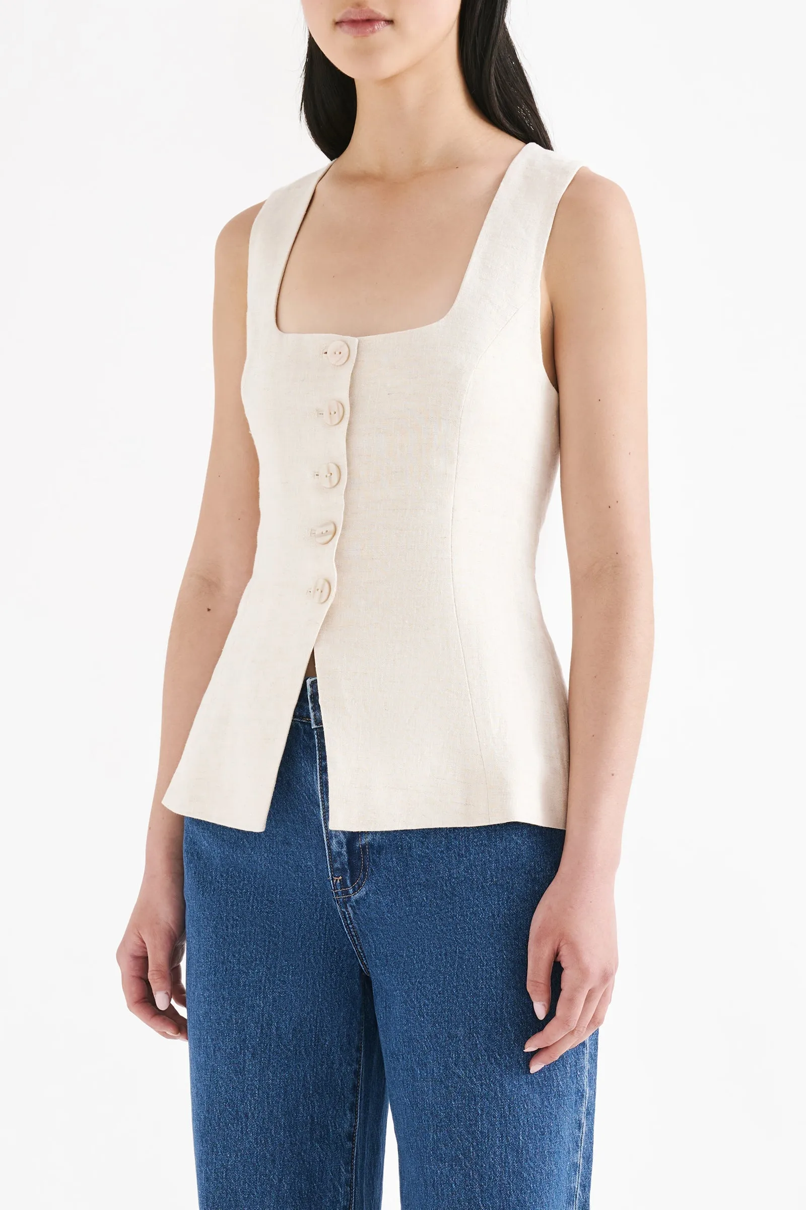 CLIO LINEN VEST