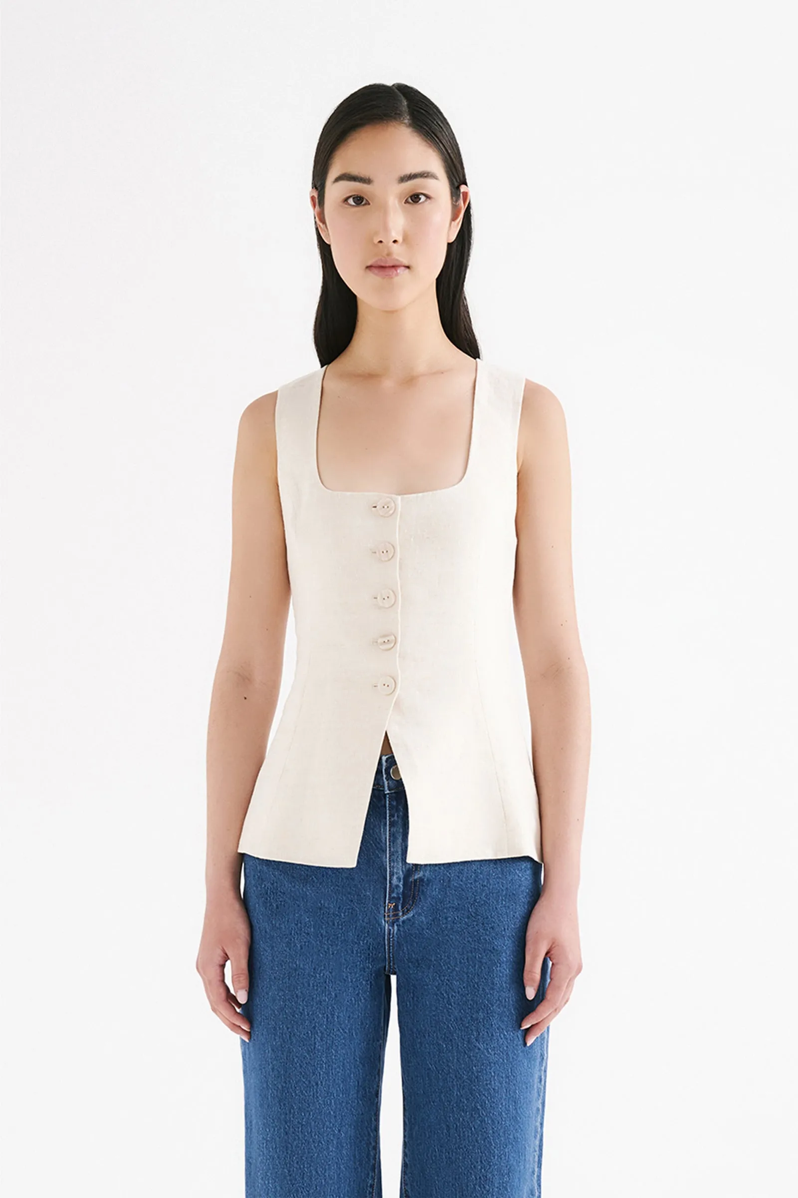 CLIO LINEN VEST