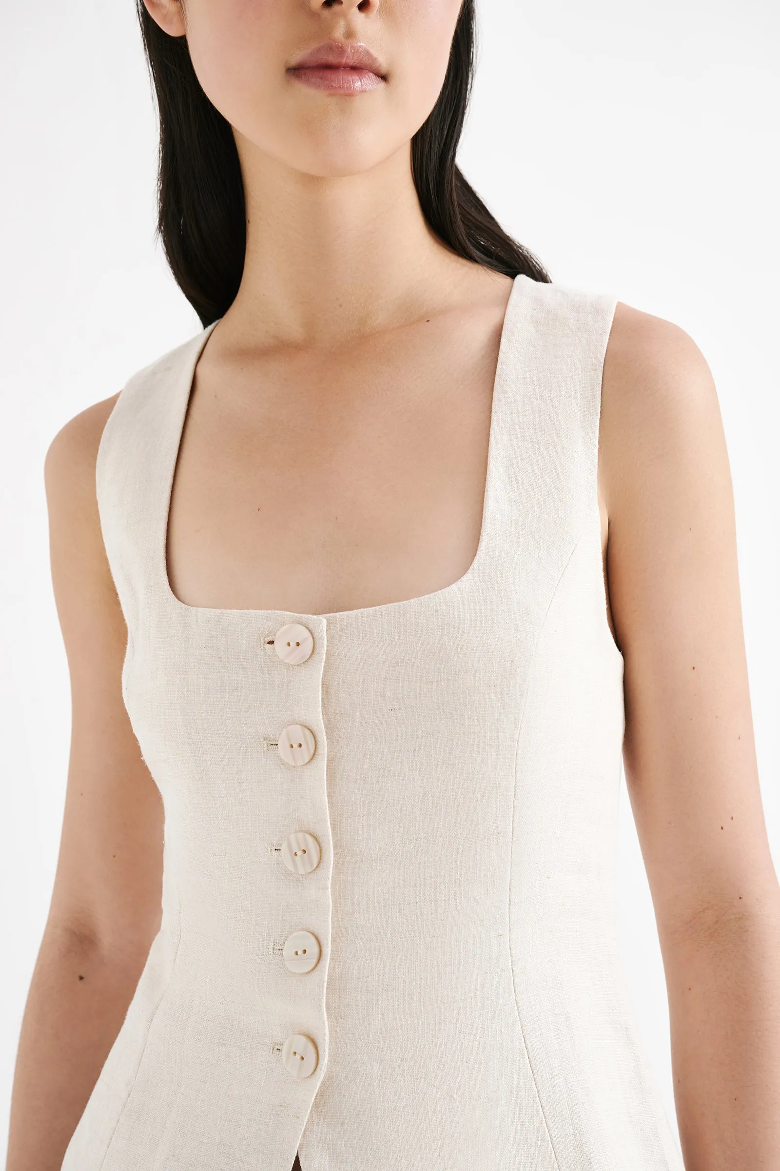 CLIO LINEN VEST