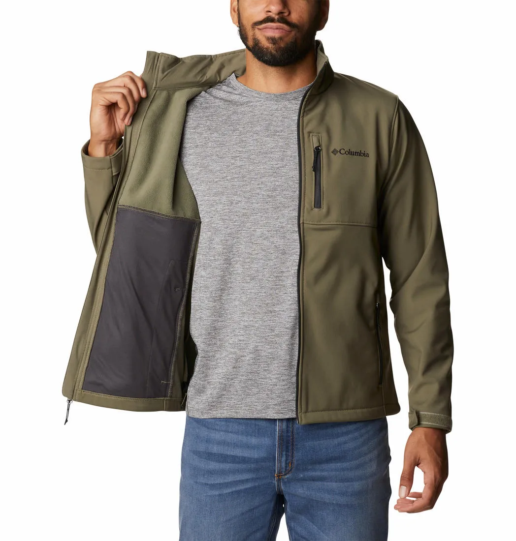 Columbia Men Green Ascender Soft Shell Jacket
