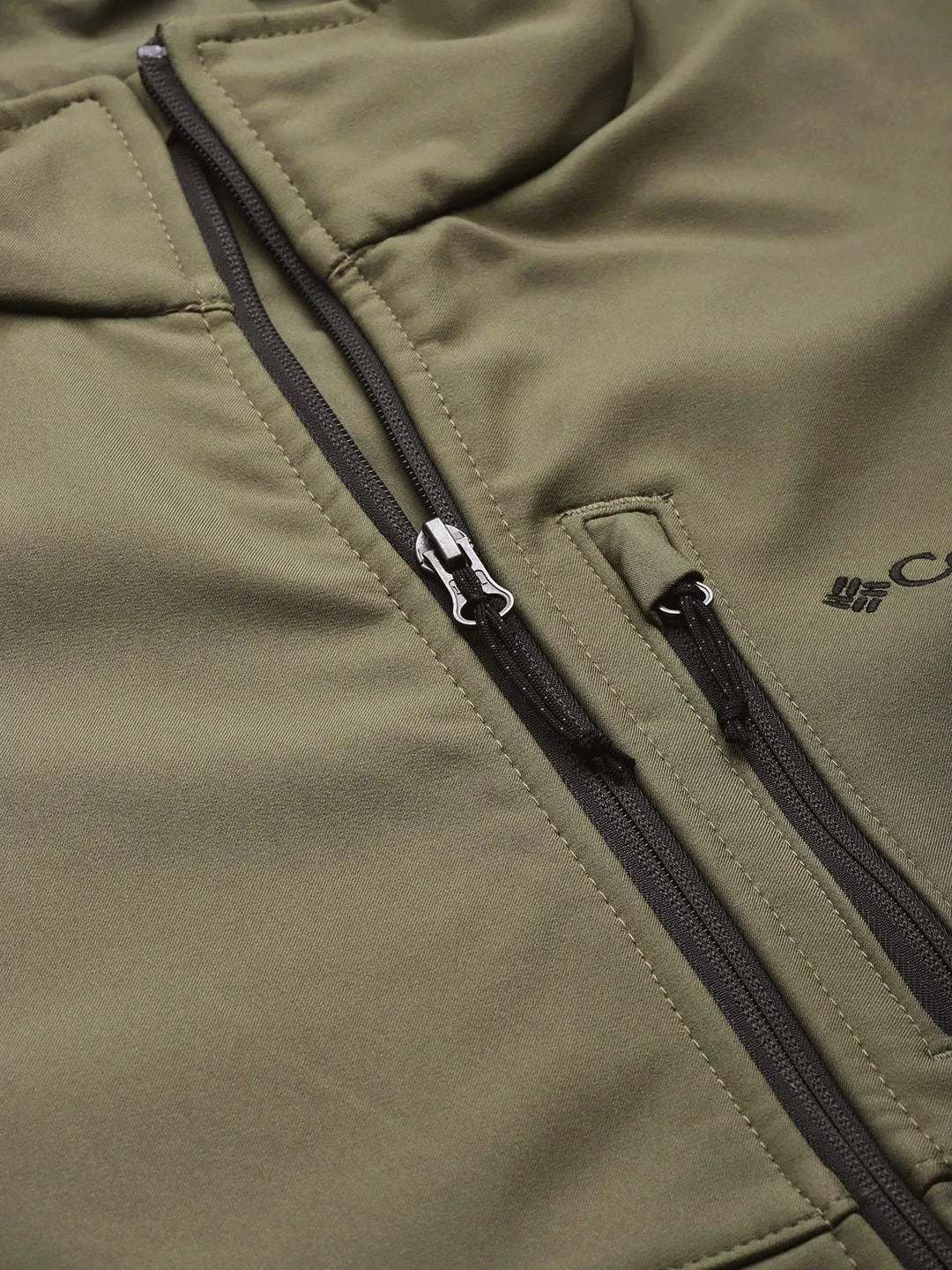 Columbia Men Green Ascender Soft Shell Jacket