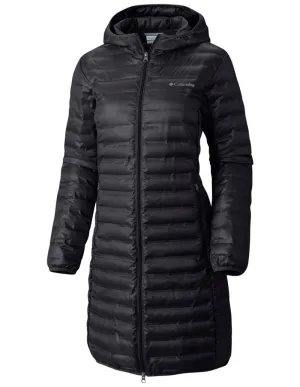 Columbia Women Black Flash Forward Long Down Jacket