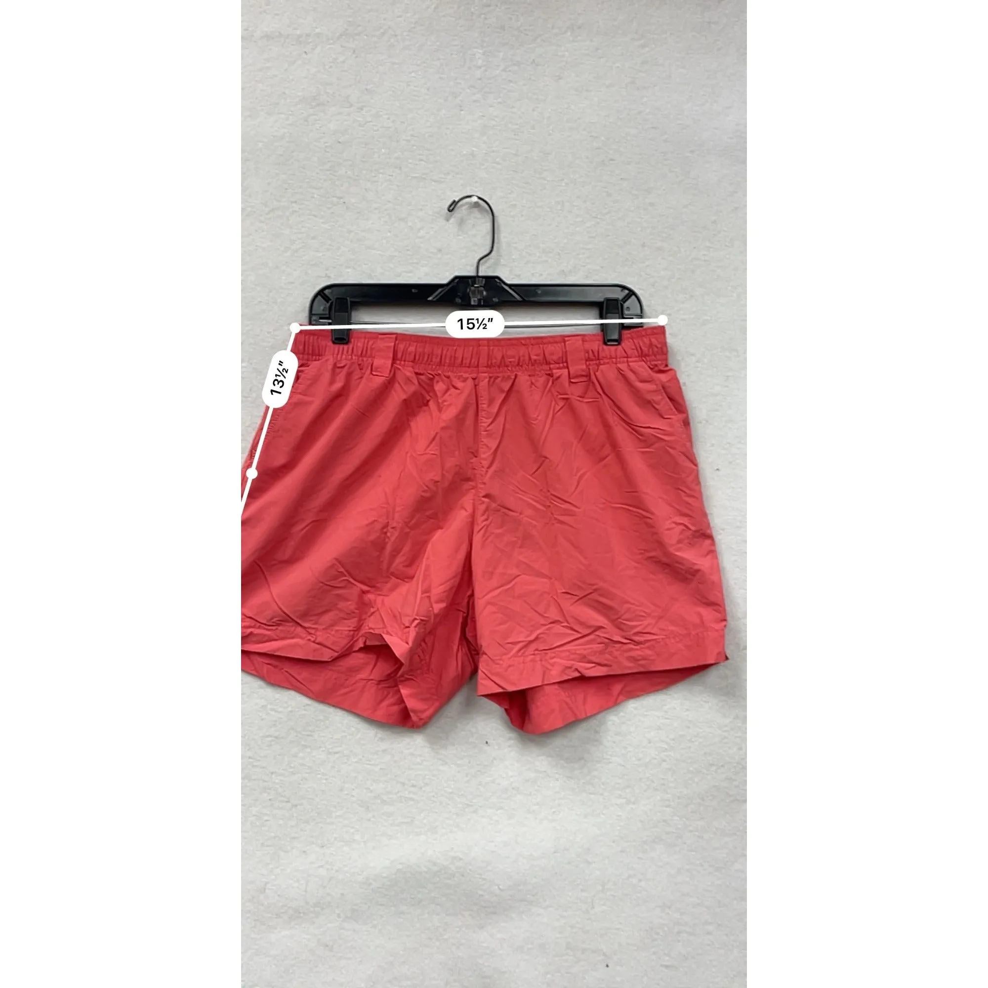 Columbia Womens Red Quick-Dry Nylon Shorts Size L #8094