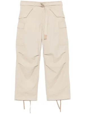 Cotton cargo trousers