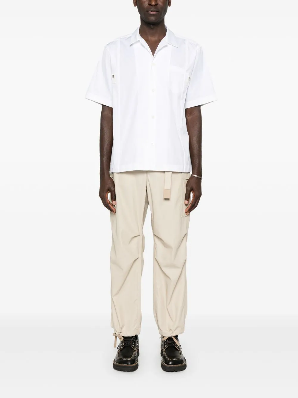 Cotton cargo trousers