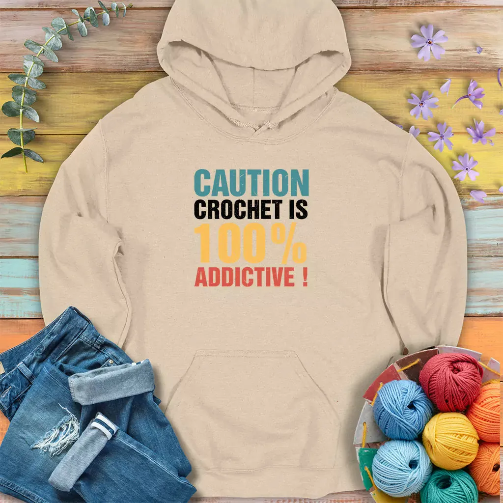 Crochet Caution Hoodie