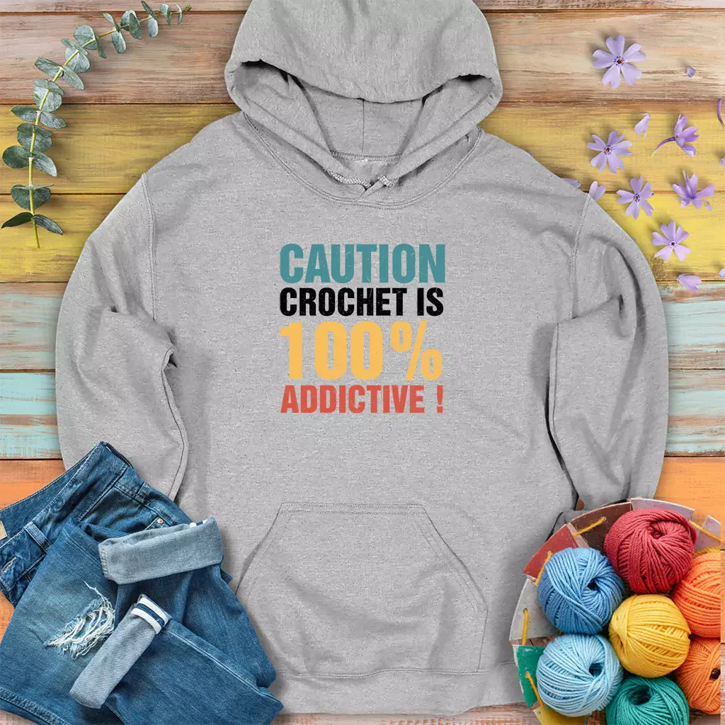 Crochet Caution Hoodie