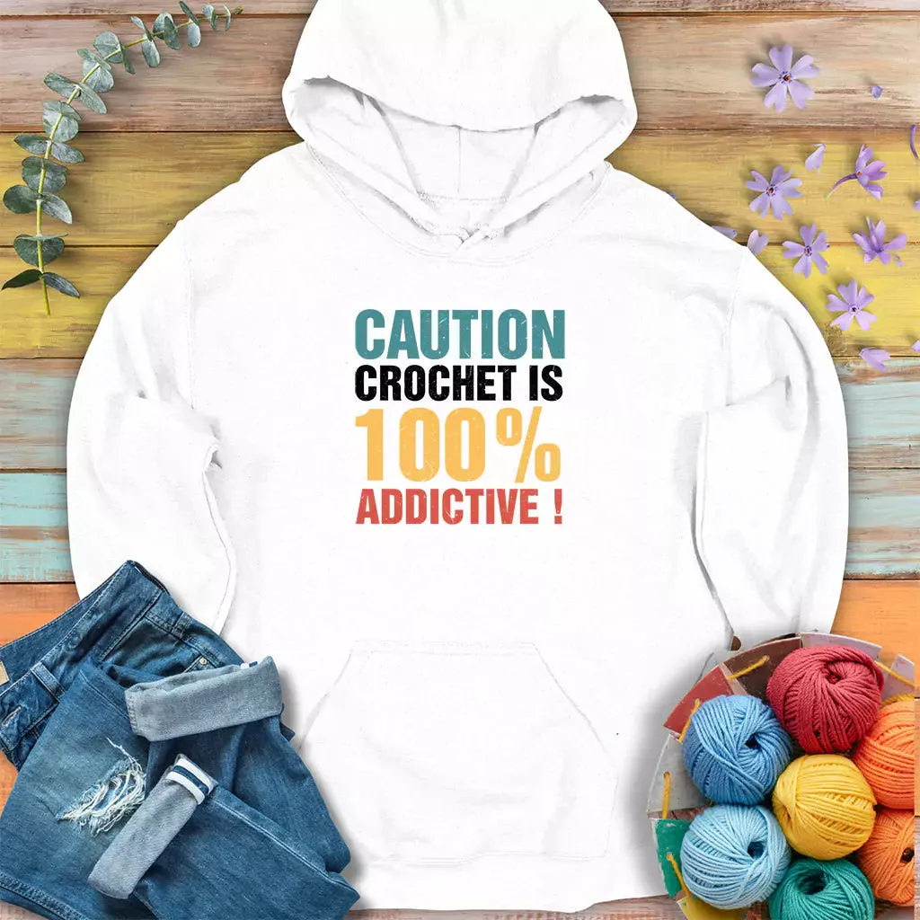 Crochet Caution Hoodie