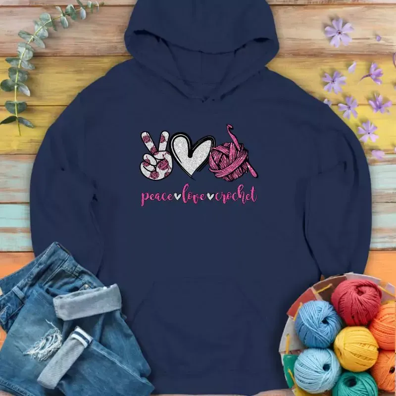 Crochet Glitter Hoodie