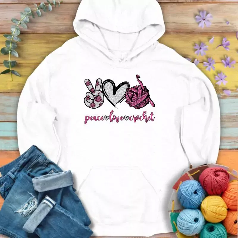 Crochet Glitter Hoodie