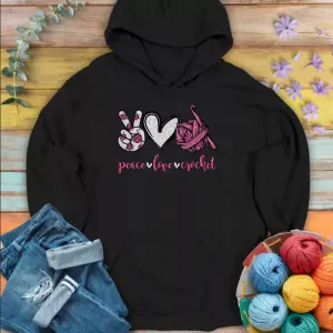 Crochet Glitter Hoodie