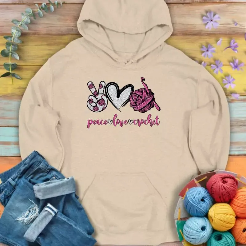 Crochet Glitter Hoodie