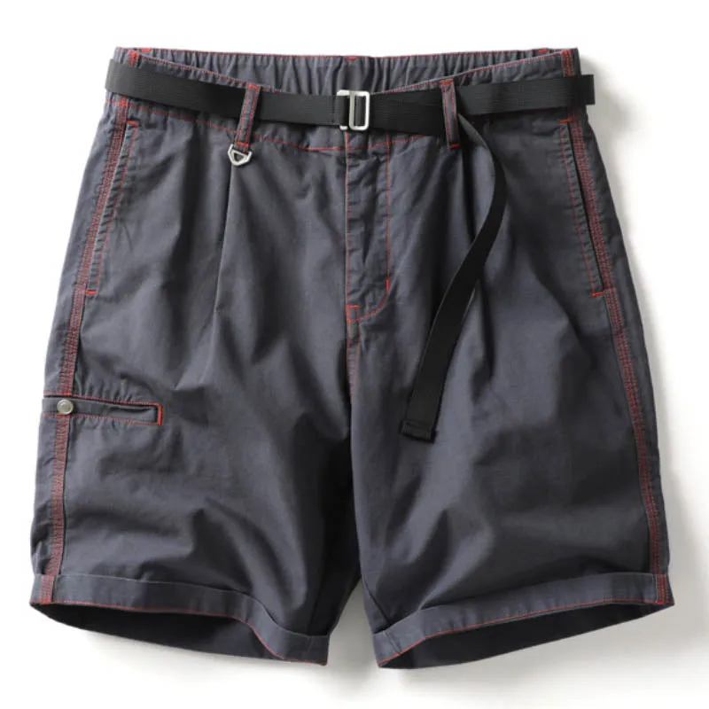 DazzleSport Solid Color Casual Green Washed Cotton Lightweight Men's Shorts