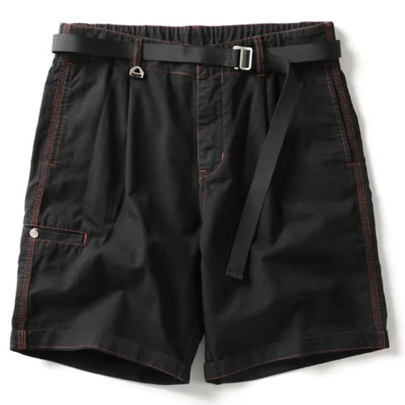 DazzleSport Solid Color Casual Green Washed Cotton Lightweight Men's Shorts