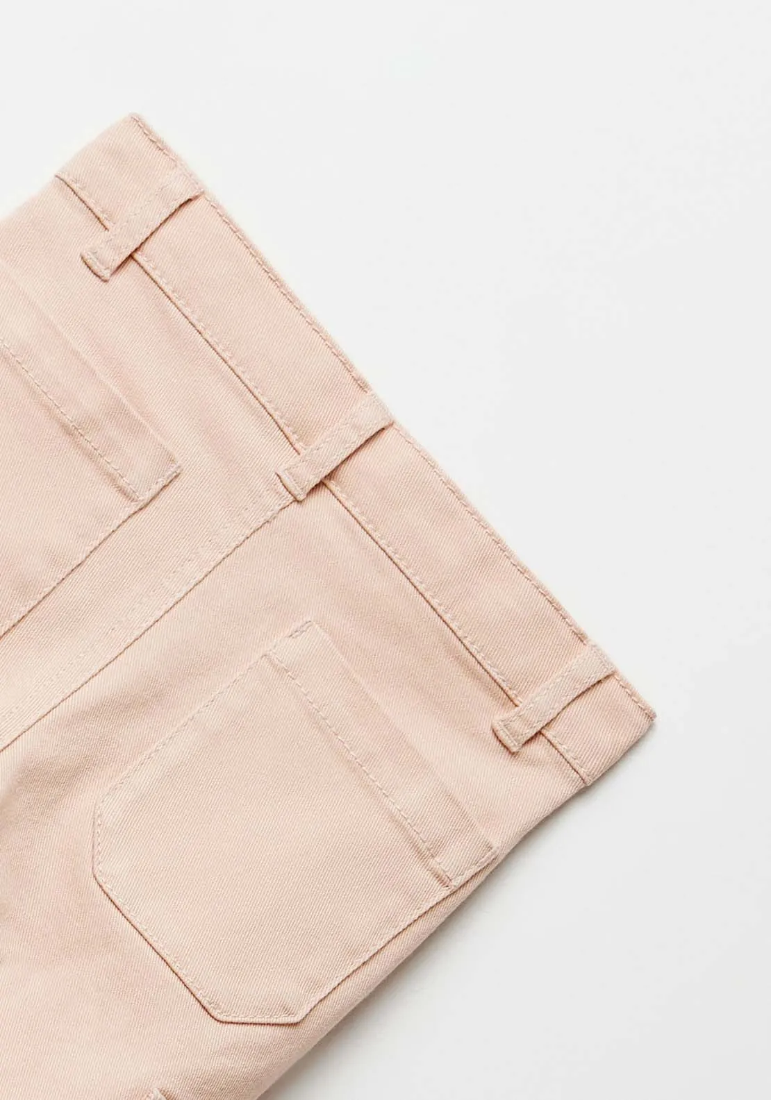 Denim cargo trousers - Pink Light