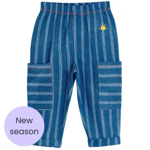 Denim Stripe Trousers