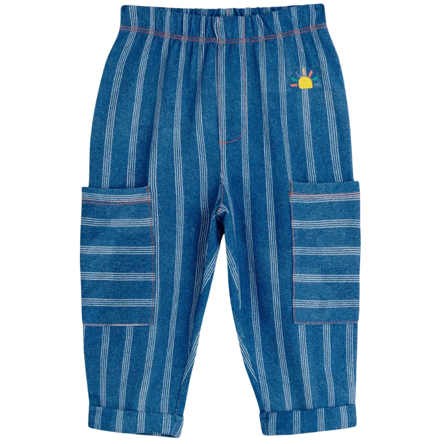 Denim Stripe Trousers