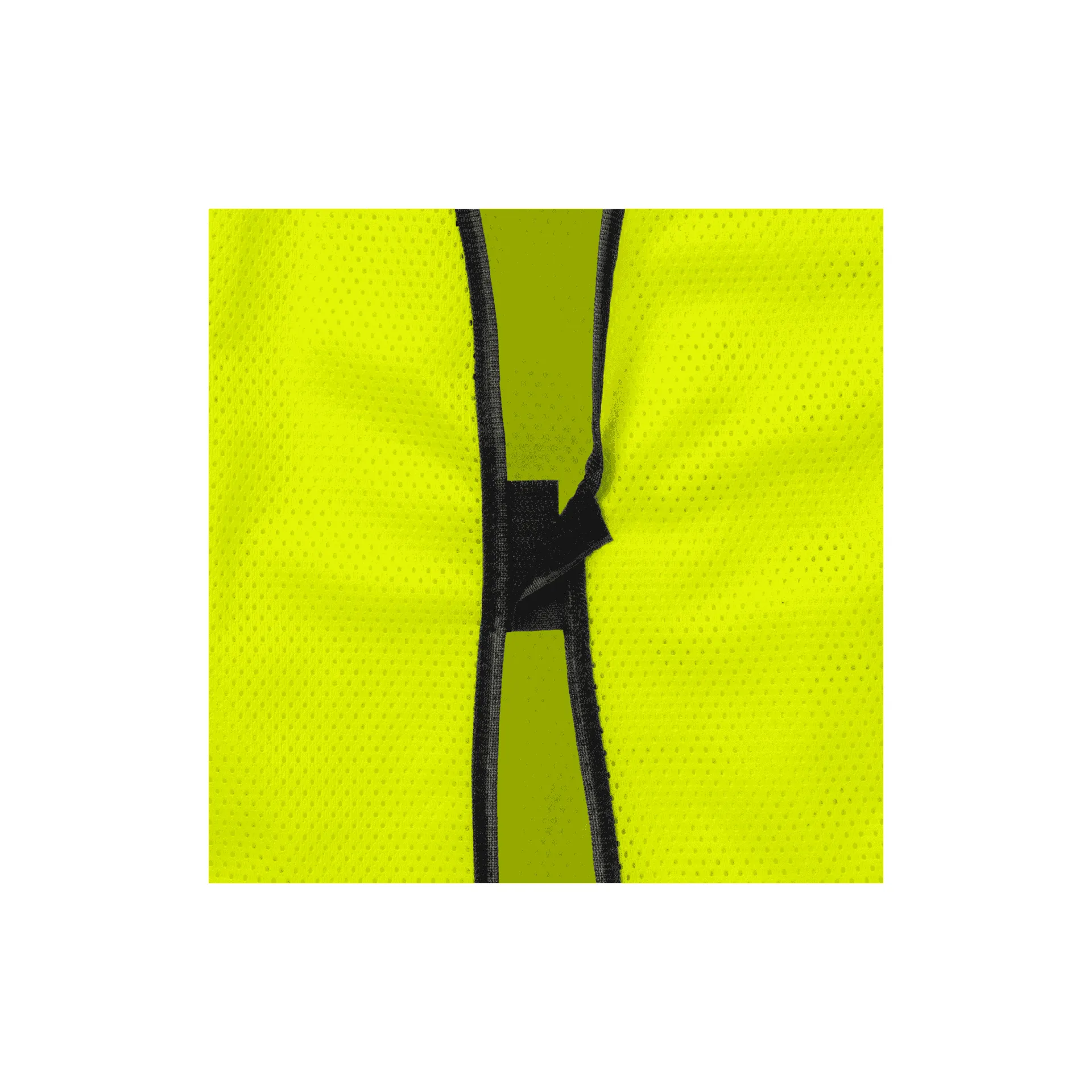 Economy Lime Safety Vest With Breakaway on Shoulders