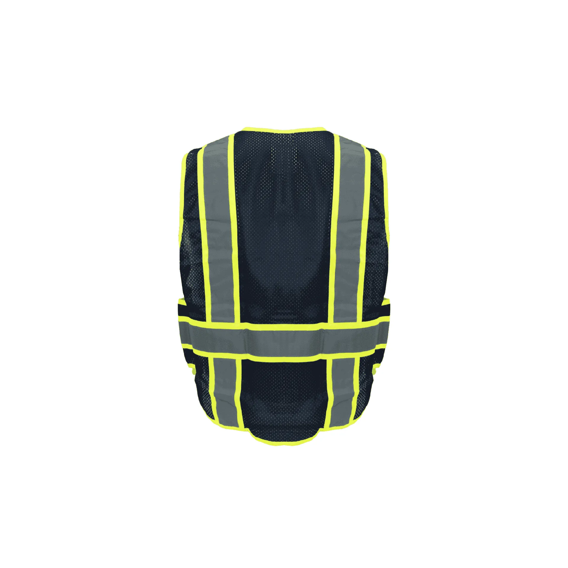 Economy Navy Blue Polyester Mesh with 2.5" Reflective Tape