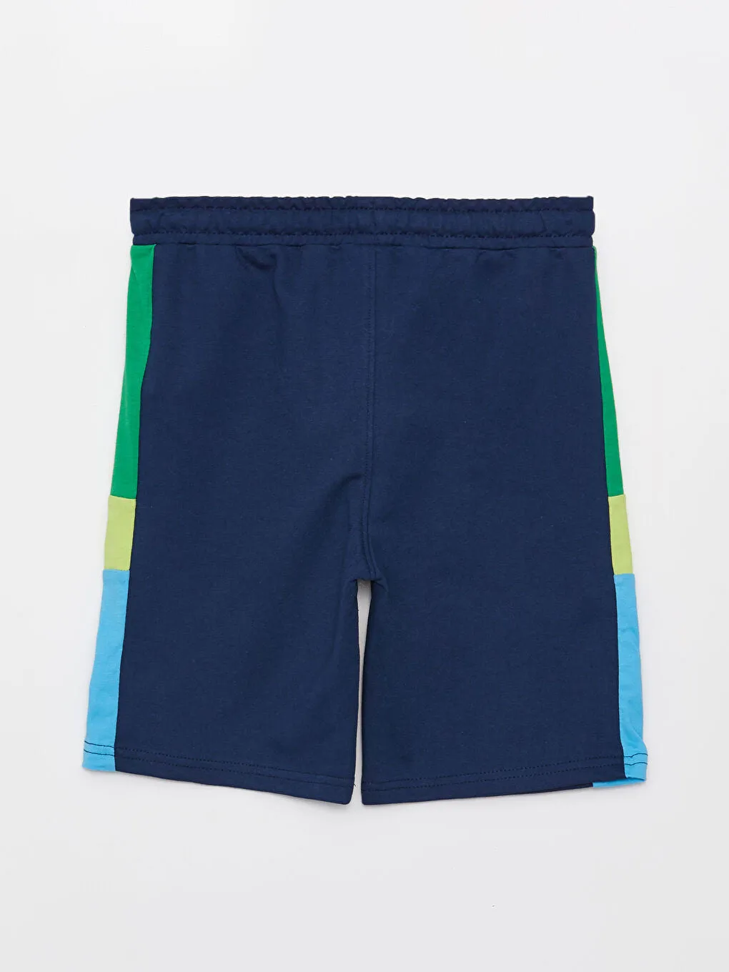 Elastic Waist Color Block Boy Shorts