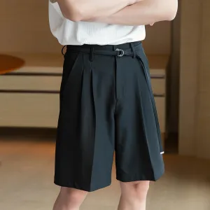 Elastic Waist Drape Shorts