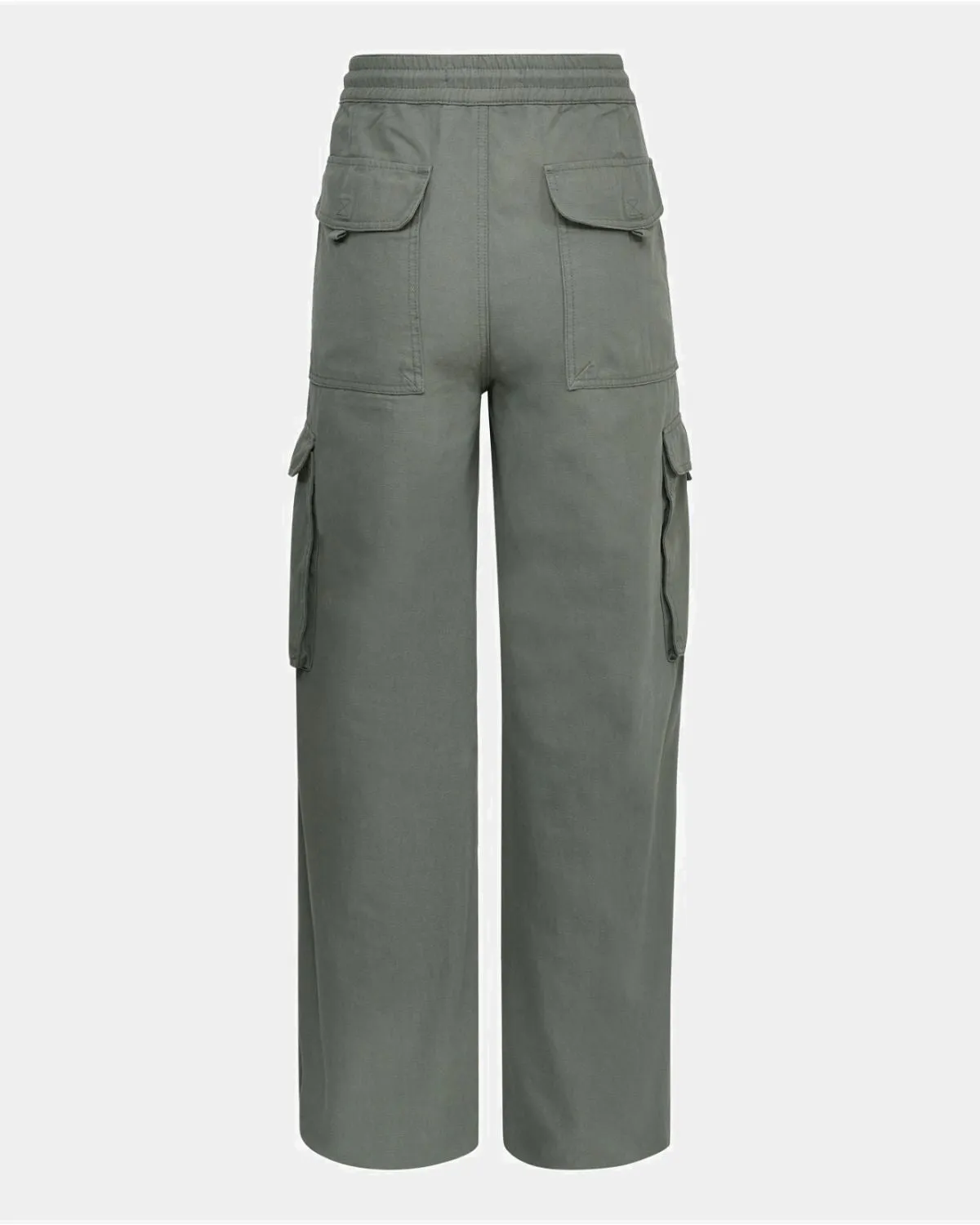 EMIKOSW TROUSERS - Sage green
