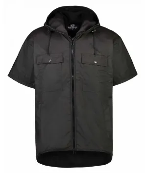 Far South Blackmount Short Sleeve Hooded Oilskin Vest