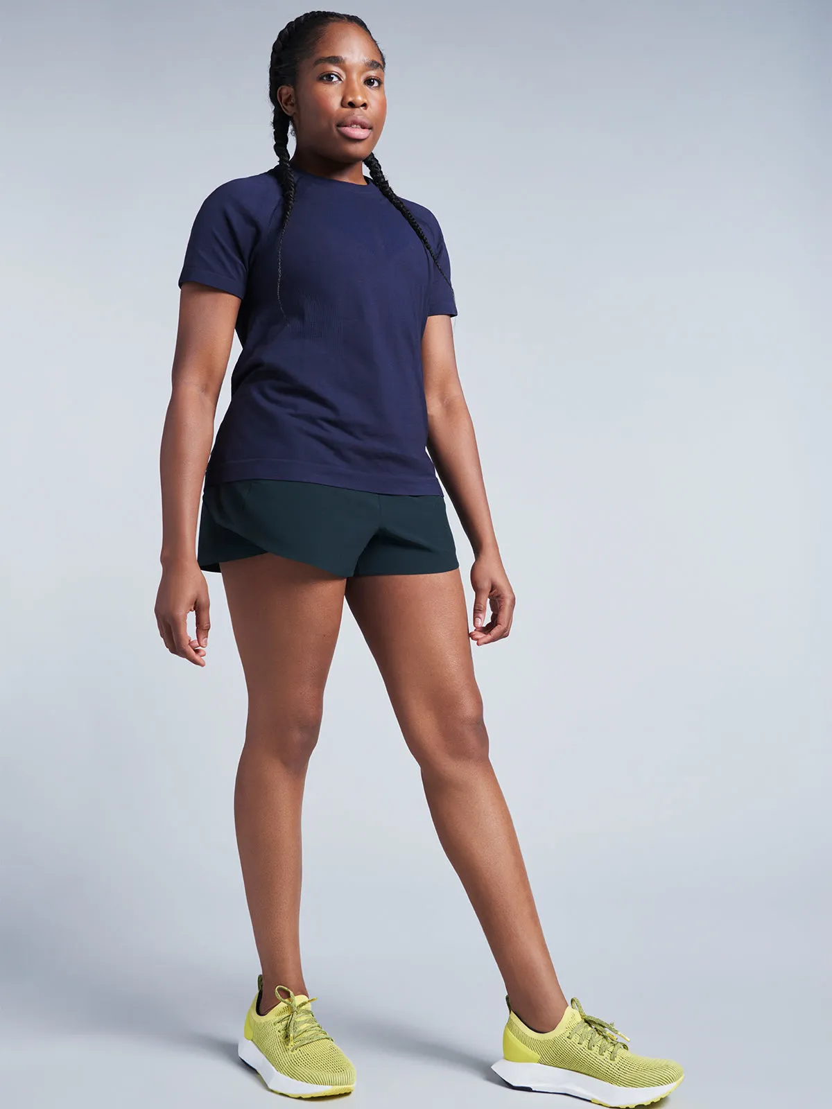 FLY RUN Recycled Short Deep Navy