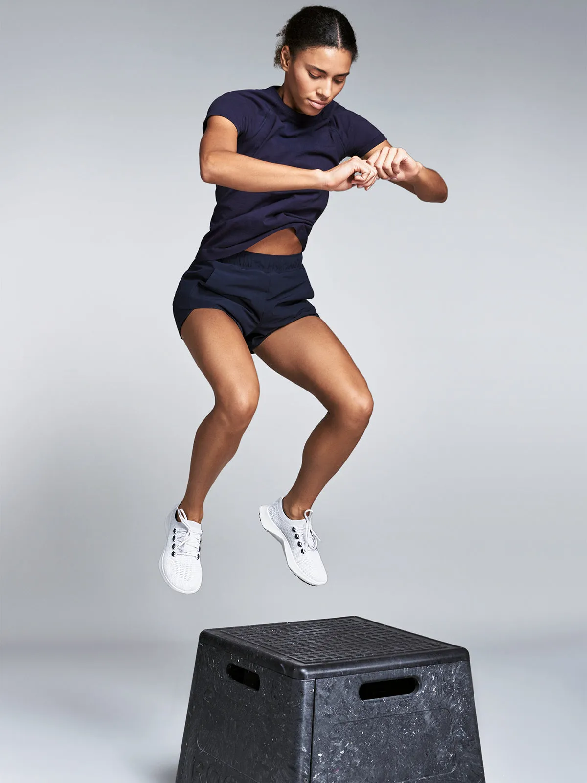 FLY RUN Recycled Short Deep Navy