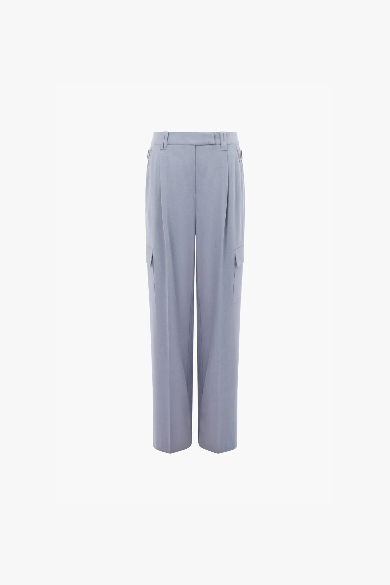 FRANKLIN BARREL LEG TROUSER - GREY