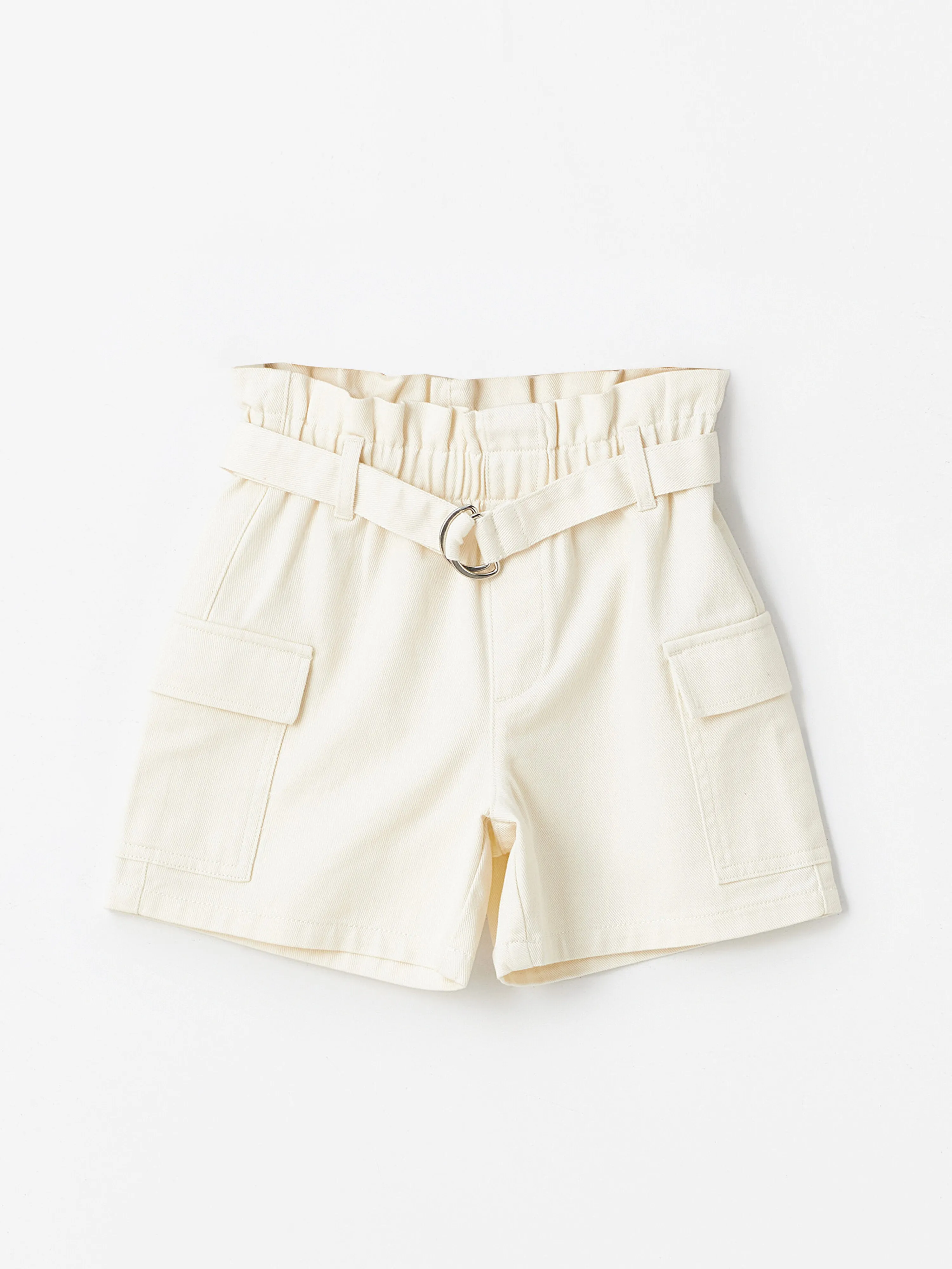 Girls Shorts with Elastic Waist