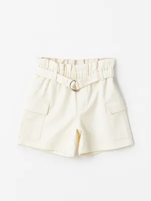 Girls Shorts with Elastic Waist