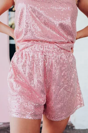 Glimmer of Pink Shorts