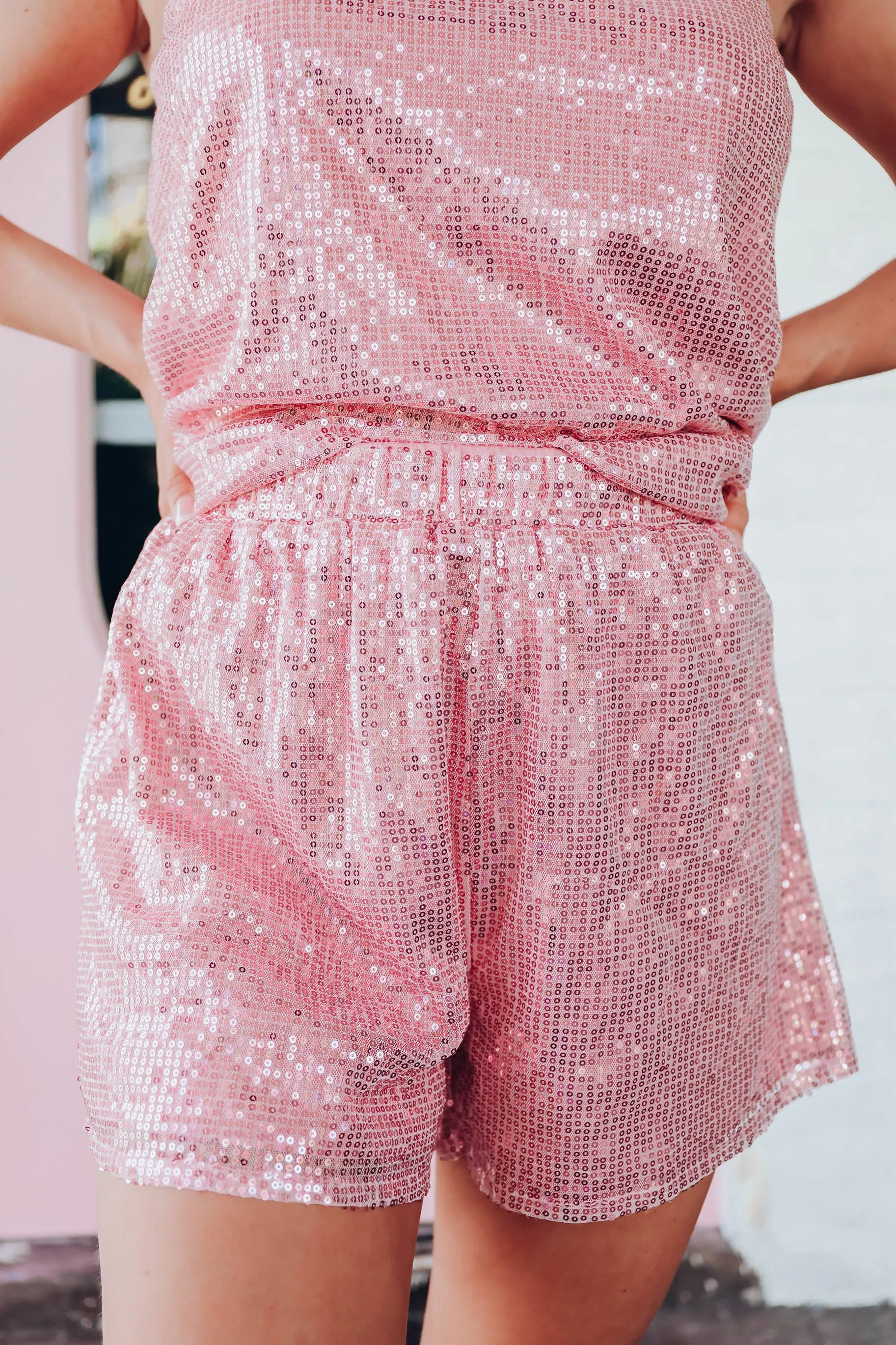 Glimmer of Pink Shorts