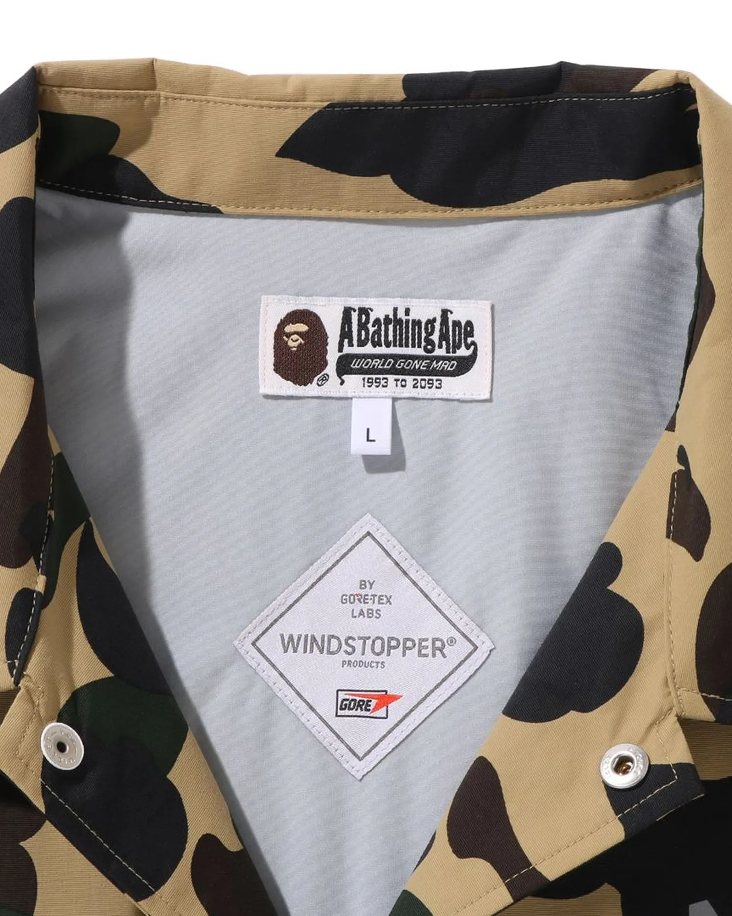 Gore-Tex Wind Stopper 1st Camo Relaxed Coach Jacket