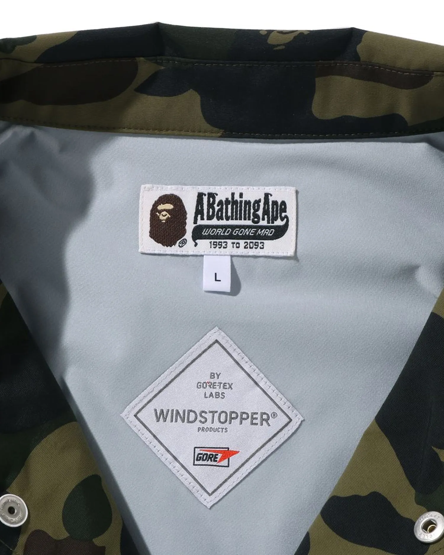 Gore-Tex Wind Stopper 1st Camo Relaxed Coach Jacket