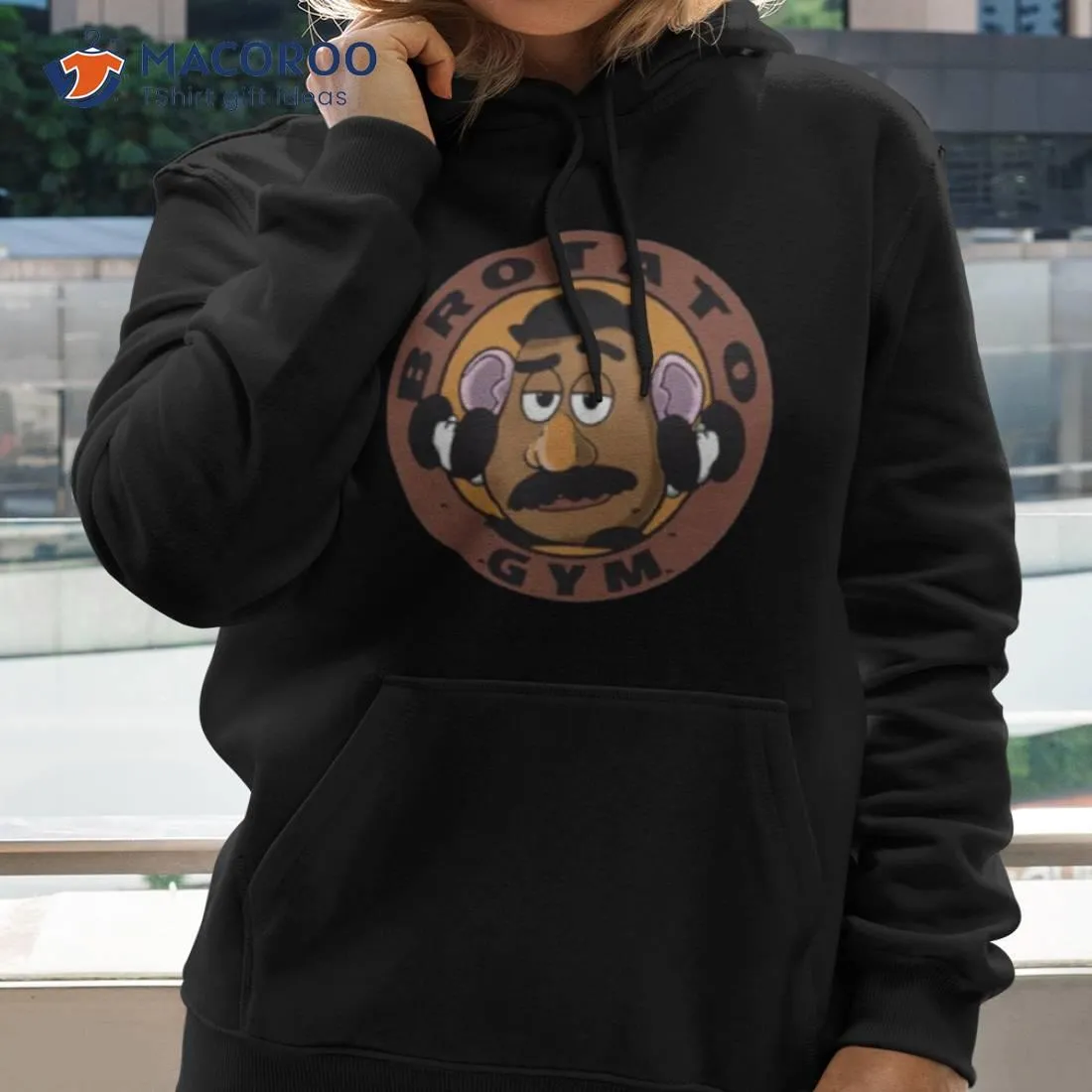 Gym Round Design Brotato Shirt