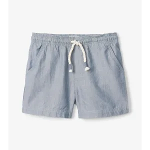 Hatley Chambray Toddler Pull On Shorts