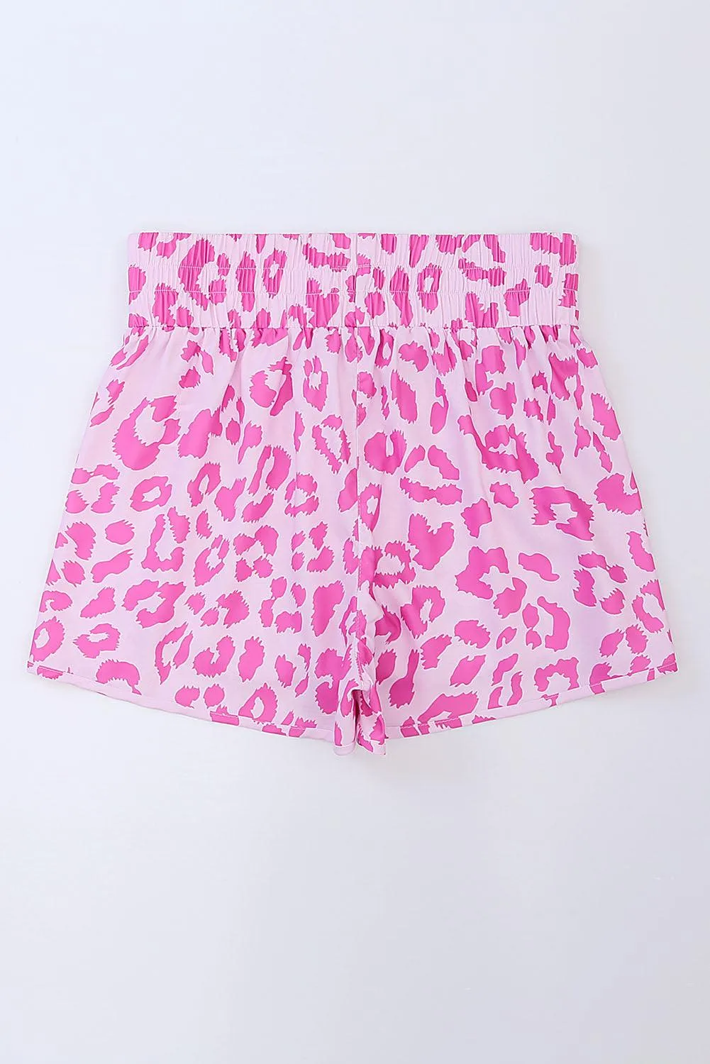 Hazel Blues® |  Leopard Elastic Waist Shorts