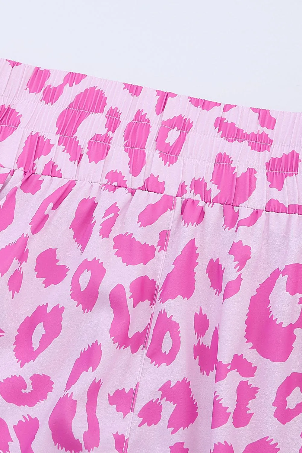 Hazel Blues® |  Leopard Elastic Waist Shorts