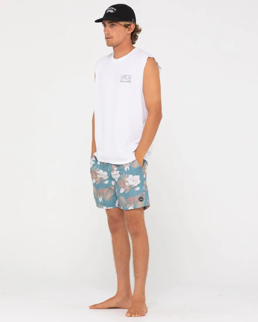 Hazy Sky Elastic Boardshort
