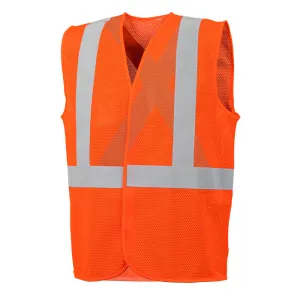 Hi-Vis Economy Traffic Vest by Ground Force - Style TV7