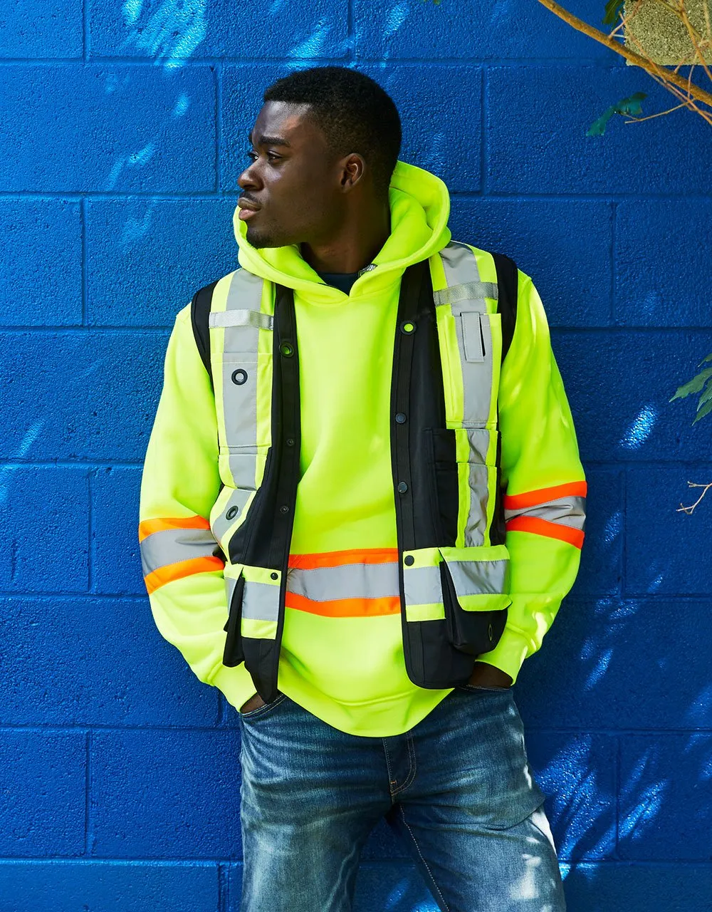 Hi Vis Safety Surveyor's Vest