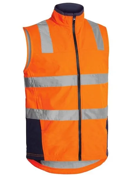 HI-VIS SOFT SHELL VEST - Bisley | Day/Night