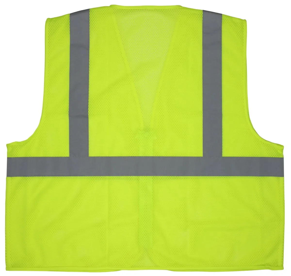 Hi-Visibility Mesh Economy Class 2 Safety Vest With Zipper, ANSI/ISEA 107-2015, Type R compliant