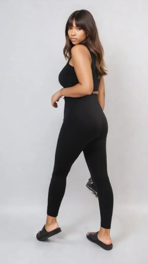 High-Waisted Leggings – Wide Band for Support & Flattering Fit