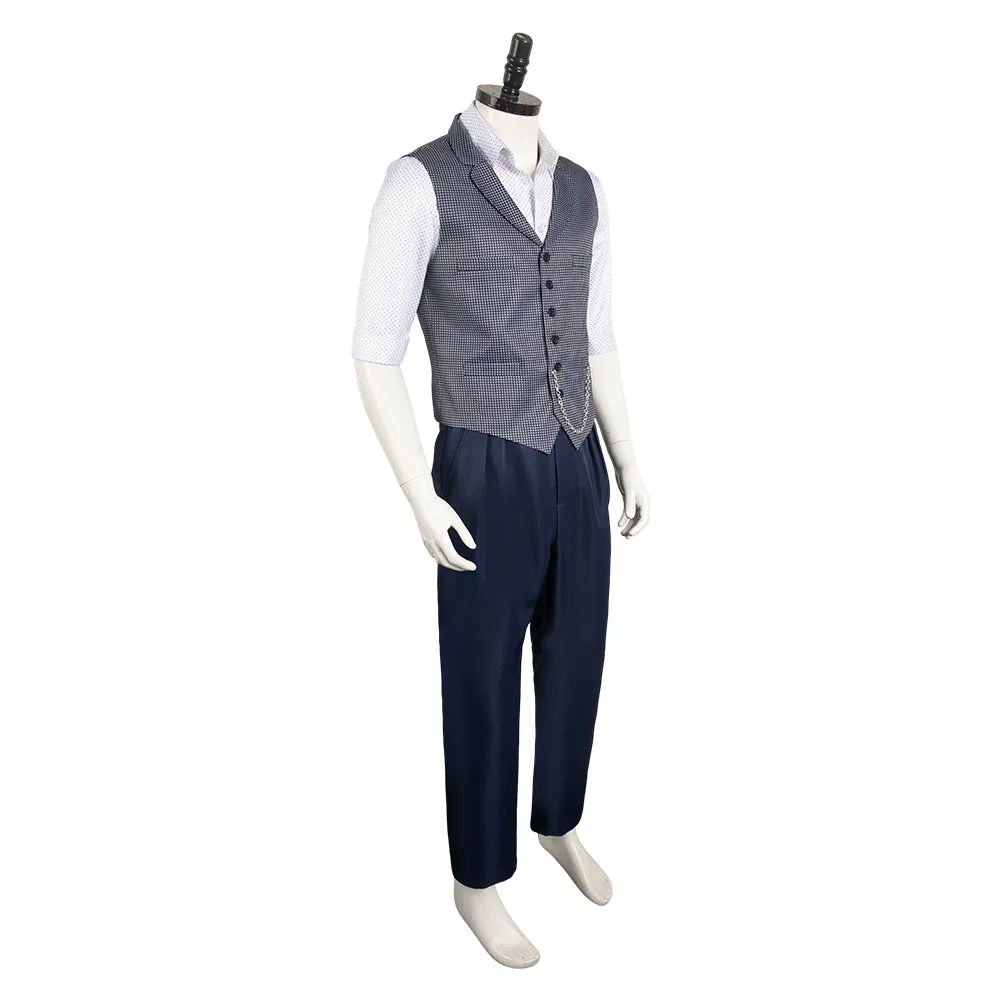 IF 2024 Movie Gray Vest Set Cosplay Costume Outfits Halloween Carnival Suit