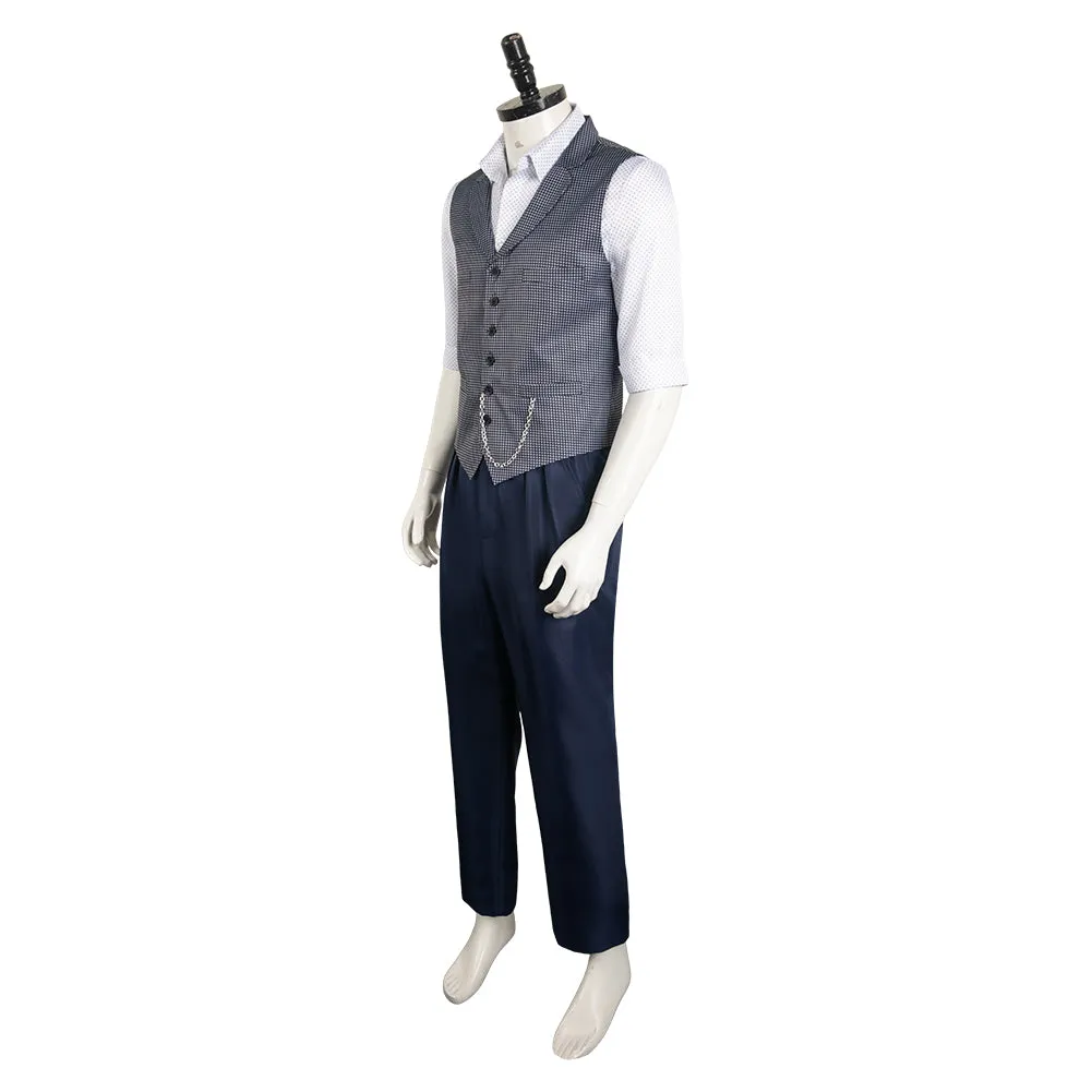 IF 2024 Movie Gray Vest Set Cosplay Costume Outfits Halloween Carnival Suit