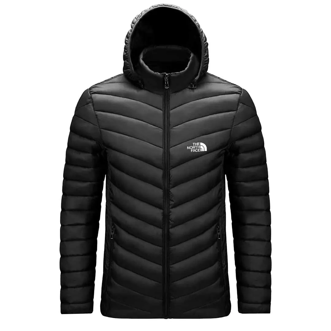 Imported Cross Seam Heavy Insulated Puffer Jackets for Men (Detachable Cap)
